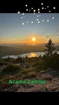 Acadia Cadillac Mountain USA Travel Video #acadia #usa #shorts
