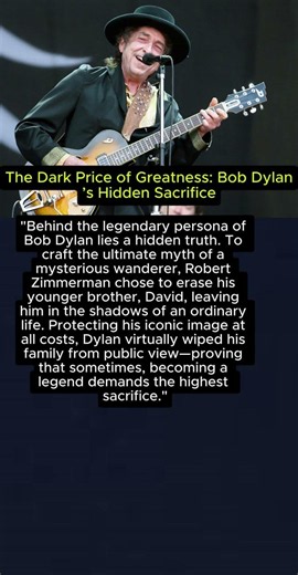 The Dark Price of Greatness: Bob Dylan’s Hidden Sacrifice