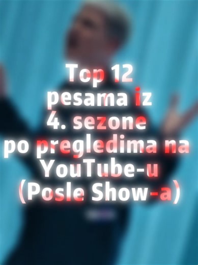 Top 12 pesama po pregledima na YouTube-u. Andjela je najbliža milionu za sada. #idjpepsishow #idjshow #foryou #top12 #song @IDJShow @𝒜𝓃𝒹𝒿ℯ𝓁𝒶 𝒮𝓉ℴ𝒿𝓀ℴ𝓋𝒾𝒸