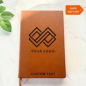 Personalized Company Logo Notebook, A5 Corporate Journal - Etsy