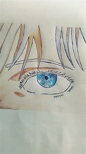 gojo eyes drawing