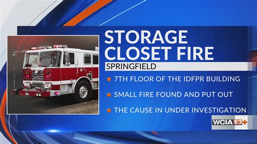 Springfield Fire Dept. responds to storage closet fire, cause under investigation