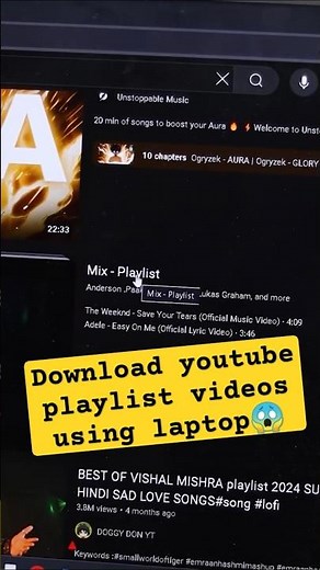 How to Download YouTube Playlist Videos on Laptop Using Command #techbro #shorts