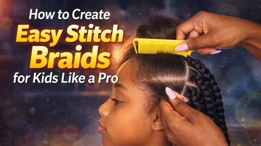 How to create easy stitch braids for kids like a pro