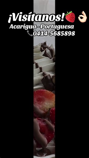 ¡TENEMOS NUEVA. PRESENTACIÓN! Piña-Melocotón-Fresas Una explosión de sabores único La combinación que te hará volver por más♥️🍓👌🏻 Tenemos delivery 🛵totalmente gratis 📍Av. Libertador entre calles 25 y 26. Al lado del tijerazo, En Farmasanroque. Acarigua #fresasconcrema🍓 #portuguesa #acariguaaraure #tiktokviral #pyfツ