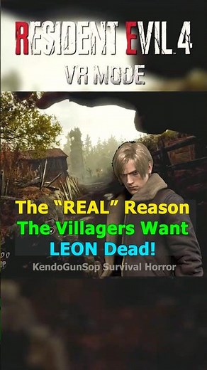 This is WHY the Villagers Want Leon DEAD - RESIDENT EVIL 4 REMAKE VR Gameplay PSVR2 #ResidentEvil