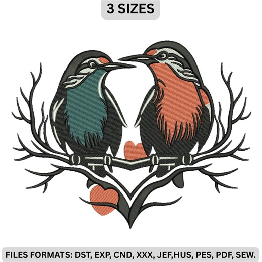 Elegant Bird Embroidery Design, Minimalist Shoulder Logo Stitch File (instant Download) - Etsy