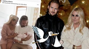 Melina Criborn och Jacob har blivit föräldrar