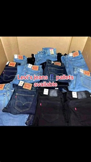 Levi's Jeans Pallets for Sale - All Sizes Available
