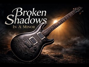 Broken Shadows | Slow Emotional Guitar Backing Track in A Minor Jam Track