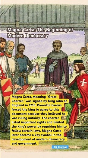 Magna Carta: The Beginning of Modern Democracy 🌎📝. #magnacarta #England #landmark #government