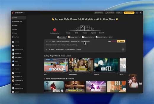 Introducing GlobalGPT @GlbGPT: Your all-in-one AI workspace👉 https://t.co/NDVYE2jejSChat → GPT-5.4, Gemini 3.1 Pro, Claude Opus 4.6...AI image → Nano Banana 2, GPT Image...AI video → Seedance 2.0, Sora 2, Kling 3.0...AI audio → Eleven LabAI agents → GlobalClaw100+ AI models and tools are available for just $10/mo.