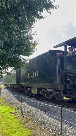 Steam Engine 4501 is sharing the spotlight with Steam Star #630 today at TVRM! While 4501 powers the Summerville Steam Special, #630 is delivering a full steam-ahead experience for Missionary Ridge Local passengers. Two more departures from Grand Junction Depot at 2:00 and 3:30 — book your ticket to ride! Tvrail.com #MuseumMagic #TVRM #PreservingHistory #trainride #fallactivities #SteamRestoration #630 | Tennessee Valley Railroad Museum