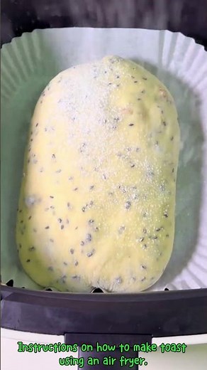 Instructions on how to make toast using an air fryer