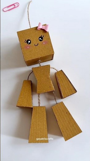 Rate this DIY from 1-10 #cardboardcraft #diycrafts #handmade #bestoutofwaste #craftideas