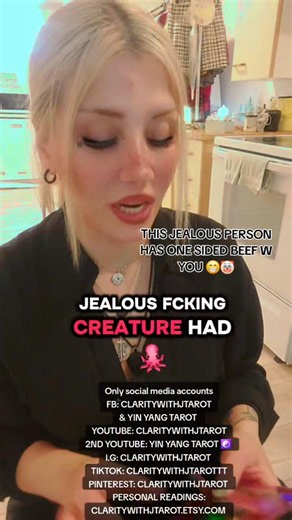THIS JEALOUS PERSON HAS ONE SIDED BEEF WITH YOU #tarot #tarotreading #shorts