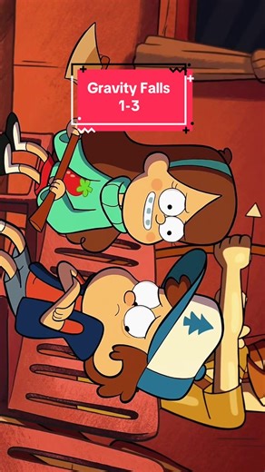 Gravity falls 1-3 #gravityfalls #dipperpines #mabelpines #cartoonmovie