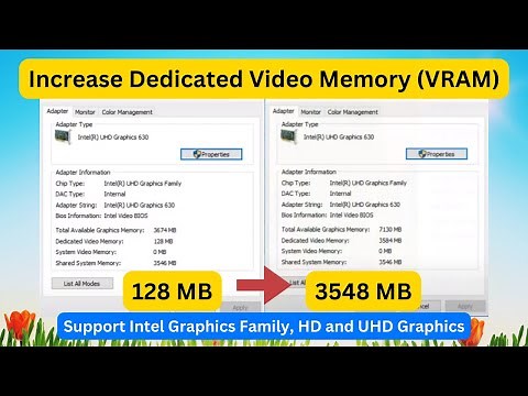 How to Increase Virtual VRAM in Intel HD, UHD Graphics for Free!!! (Registry Hack Method)