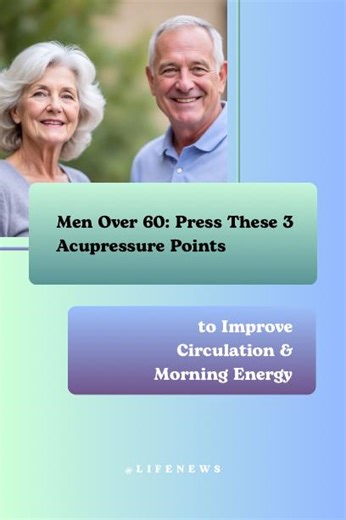 Traditional wellness experts and urologists agree: as men age, circulation naturally slows, especially in the lower body. This can affect energy levels, mobility, morning vitality, and overall well-being. But here’s the part most older men never learn: There are 3 simple acupressure points on the lower body that help support circulation, relaxation, and blood flow — and they only take 60 seconds to activate. In this video, you’ll discover: 👉 The 3 pressure points older men should stimulate dail