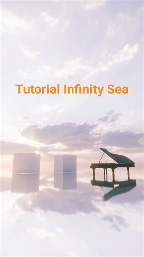 infinity sea so easy in blender #tutorial #blender #blender3d
