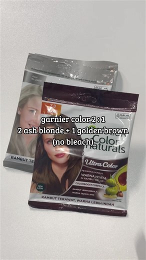 Garnier Hair Color Transformation: Ash Blonde to Golden Brown
