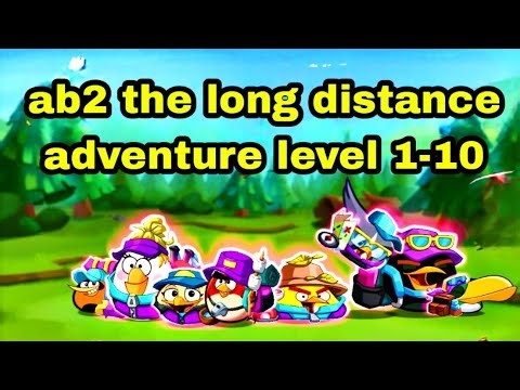Angry birds 2 the long distance adventure level 1-10 2025 #ab2 hiking hat set adventure today