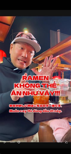 ĂN RAMEN ĐÚNG CÁCH - ĂN RAMEN CHUẨN NHẬT CÙNG BÁC CHỦ NGƯỜI NHẬT #RAMEN #YATAIRAMENPEACE #japanesefood #tepdidauday