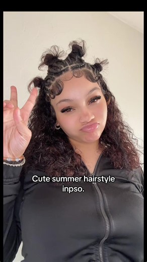 Should I do hair tutorial?? #hairtok #hairinspo #curlyhairstyles | Hairstyles For Summer