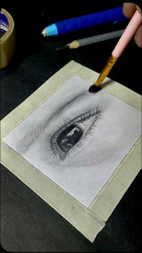 realistic eye ✨ #shorts #eyedrawing