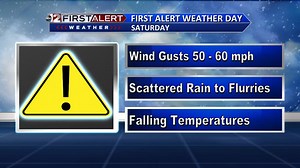 6.4K views · 39 reactions | Today is a FIRST ALERT WEATHER DAY for...