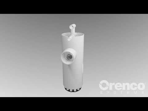 FT-Series Biotube Base Inlet Effluent Filters Animation