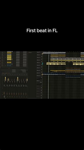 First Beat Created in FL Studio