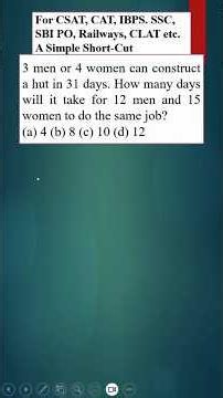 This Unitary Method Hack Saves Hours on Exams #MathTricks #Shorts