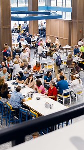🍴 The Commons is open! Take a look inside our newly renovated dining hall and explore one of the top places for campus community! ➡️ Have you been inside yet? Tell us your favorite feature! #CedarvilleUniversity #CampusLife #TheCommons | Cedarville University