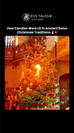 This Is How Swiss Churches Lit Christmas Candles for Centuries 🕯️✨ | Stunning Tradition