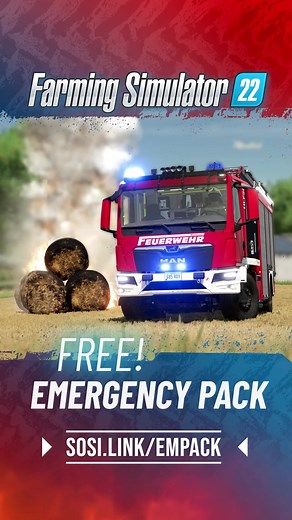 LS22 FS22 Emergency Pack Version 1.0: Neues Fahrzeug und Feuerwehr-Kleidung!