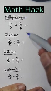 74K views · 417 reactions | Basic Operations Part 2 #mindblowinghacks #fall2024 #sharingiscaring | Mathematics Tutorial | Facebook
