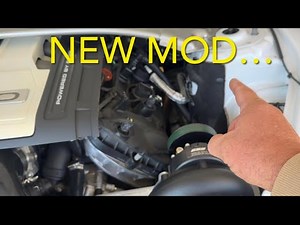 Ess Supercharged Mustang with a UPR catch can