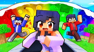 【Aphmau】在Minecraft中被食物海啸困住