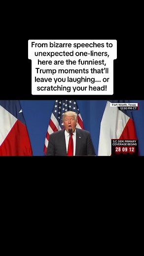 From bizarre speeches to unexpected one-liners, here are the funniest, most cringe-worthy President Donald Trump moments that’ll leave you laughing... or scratching your head! #funny #trump #news #america