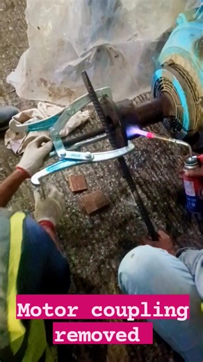 Motor coupling removed #motor #coupling #usa #tharmalpowerplant #fbpost | Mill Wright Technician | Facebook