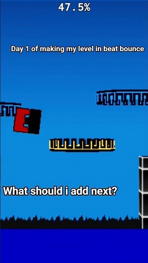 Day 1 of making my beat bounce level #roblox #beatbounce #geometrydash
