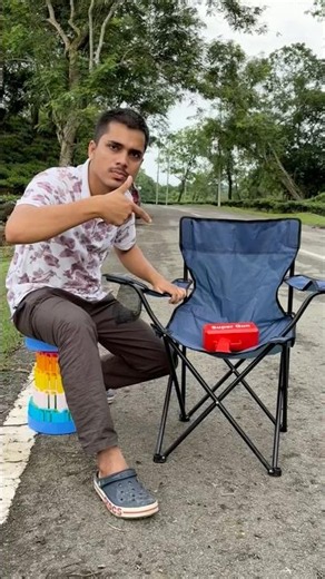 One Broken Foldable Stool Vs Foldable Camping Chair🤯🔥Which one is the best👍🏻