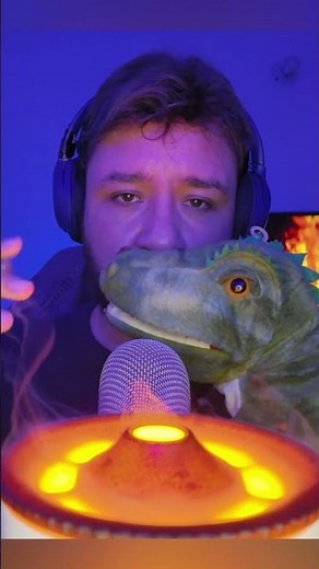 ASMR This trigger will amaze you and put you to sleep Dino eating lava #relax #shorts