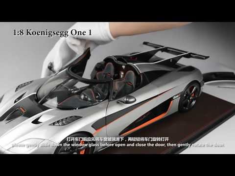 Koenigsegg One:1 with 1:8 scale Frontiart model co., ltd