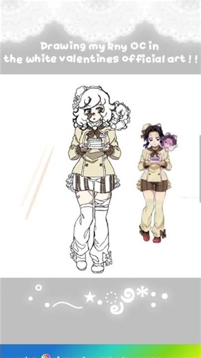 Watch me draw my kny OC ! ! || speed paint || valentines day special ♡ || #fypシ #art #knyoc #kny