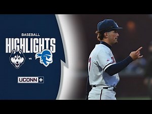 HIGHLIGHTS | UConn Baseball blasts 3 homeruns in 5-3 win over Seton Hall