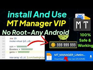 How To Install And Use MT Manager | No Root Any Android 2026 |