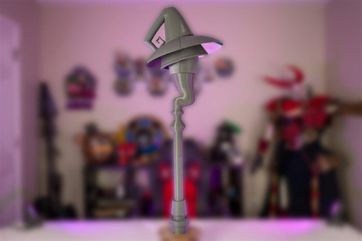 3D Printed Fantasy Mage Staff – Cosplay & Collector Prop - Etsy