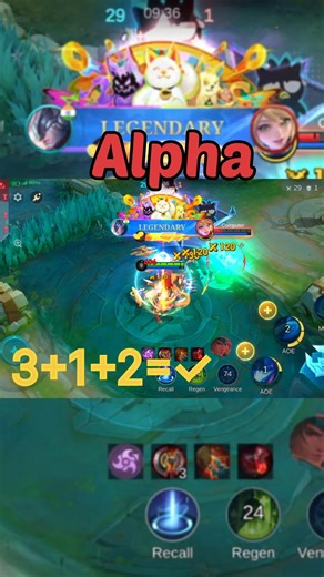 How to use alpha tutorial #mobilelegends #mlbb #shorts